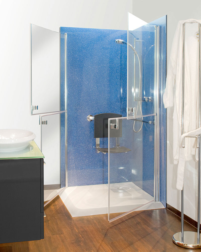 Beispiel Erweiterungen und Individualisierung der Basis-Pflege-Dusche 